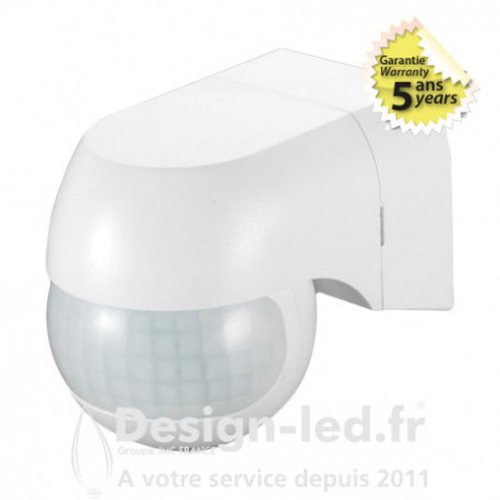 Détecteur de mouvement IR SAILLIE IP44 180°, miidex 75498 Miidex Lighting 16,50 € Détecteurs de présence