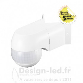 Détecteur de mouvement IR Angle SAILLIE IP44 180°