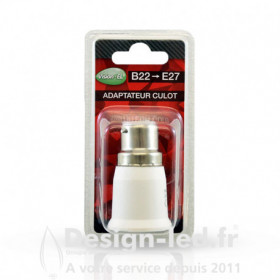 https://design-led.fr/ Adaptateur de culot B22 vers E27 2,30 € 1,61 € -30% 739901