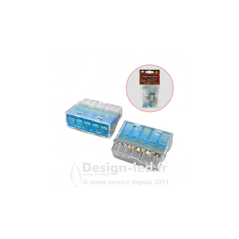 https://design-led.fr/ Connecteur automatique 5 câbles rigide 450V 32A pack x20 6,00 € 6,00 € 72221