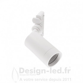 Spot LED sur rail Blanc GU10 3 allumages, miidex 8370