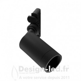 Spot LED sur rail FOCUS Noir GU10 3 allumages