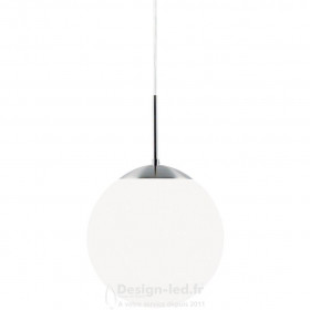 Cafe 25 Suspension E27 Blanc opale