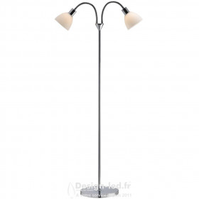 Ray Double Lampadaire Chromé 2xE14