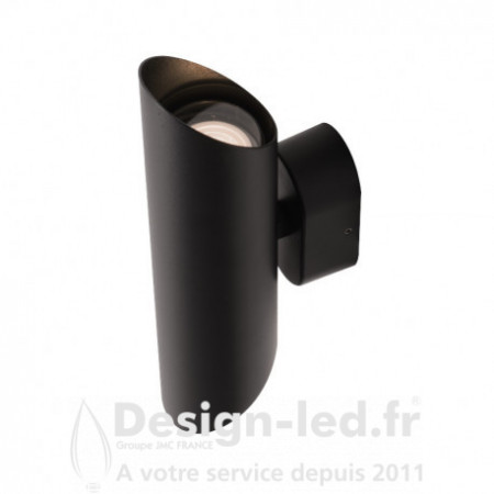 Applique Murale GU10 x2 Cylindrique Noir IP44, miidex 700384 Miidex Lighting 49,30 € Appliques led d'extérieurs