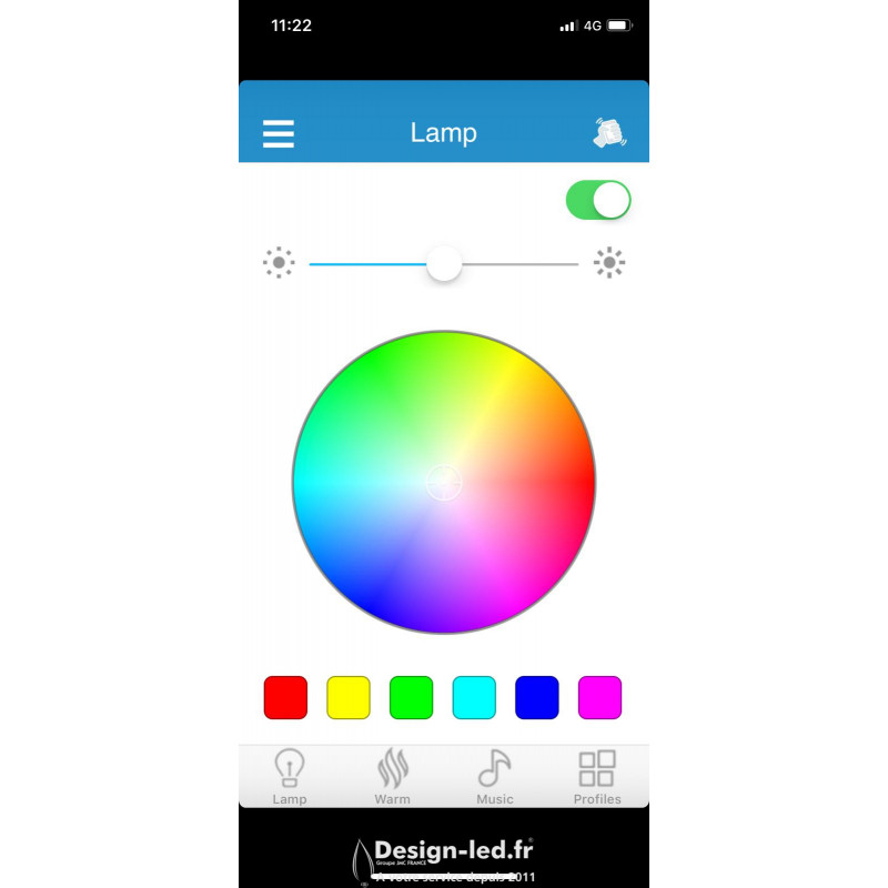 Plafonnier LED RGB Dimmable 30W Ronde Lampe de Plafond Chambre avec  Télécommande et APP, Compatible Alexa Google Home Bluetooth 653