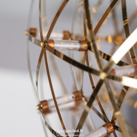 https://design-led.fr/ Lampe Suspendue LED Gloria doré 45W 3000K Ø70 cm 510,00 € 510,00 € C126888