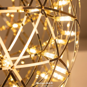https://design-led.fr/ Lampe Suspendue LED Gloria doré 45W 3000K Ø70 cm 510,00 € 510,00 € C126888