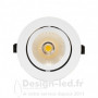 Spot LED Escargot Rond Inclinable et Orientable avec Alimentation Electronique 20W 3000K, miidex24, 76710 Miidex Lighting 92,...