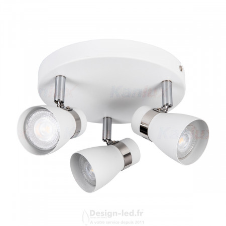 Luminaire mural et plafonnier ENALI Blanc 3xGU10, kanlux 28764 35,10 €