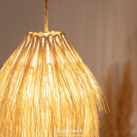 https://design-led.fr/ Lampe Suspendue Kathu Manyoya 1xE27 rotin 89,10 € 89,10 € C72549