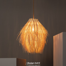 https://design-led.fr/ Lampe Suspendue Kathu Manyoya 1xE27 rotin 89,10 € 89,10 € C72549
