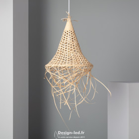 https://design-led.fr/ Lampe Suspendue Rotin Koni 1xE27 85,40 € 85,40 € C142585
