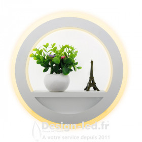 Applique murale Eiffel 32W blanc 3000K