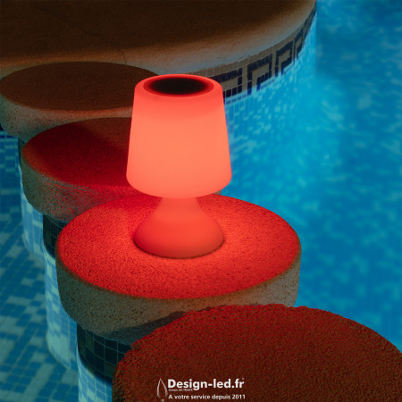 Centre de table cylindre lumineux LED enceinte Bluetooth