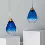 Lampe Suspendue Candela E27 bleu, dla C125995 promo Design-LED 43,20 € product_reduction_percent Luminaire suspendu