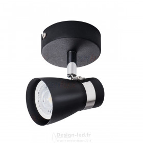 Luminaire mural ou plafonnier ENALI 1xGU10 Noir