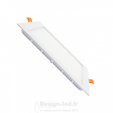 Dalle LED carre Extra-Plate 18W blanc 3000k 225x225mm, dla 2285 promo Design-LED 10,30 € -50% Downlight LED