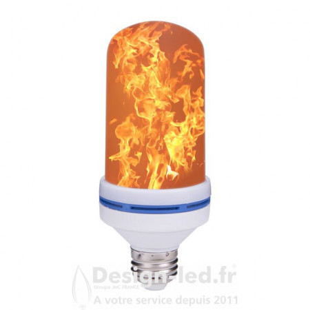 Flame Ampoule Led À Effet De Flamme E27 - White à Prix Carrefour
