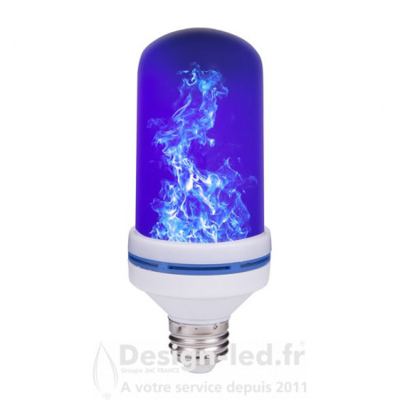 Ampoule LED effet flamme E27 7 W bleu, dla 2178 promo Design-LED 13,90 € -40% Ampoule LED E27