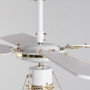 Ventilateur de Plafond, Havoc Blanc E27 103cm Moteur 50W AC, dla 17872 Design-LED 103,00 € Ventilateurs de Plafond