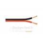Câble rouge & Noir 2x0.50mm -vendue au ml, dla EC-LS-1M Design-LED 1,80 € Gamme de câble pour LED