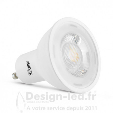 Ampoule GU10 led 6w 2700k, miidex 78701 Miidex Lighting 3,40 € Ampoule LED GU10