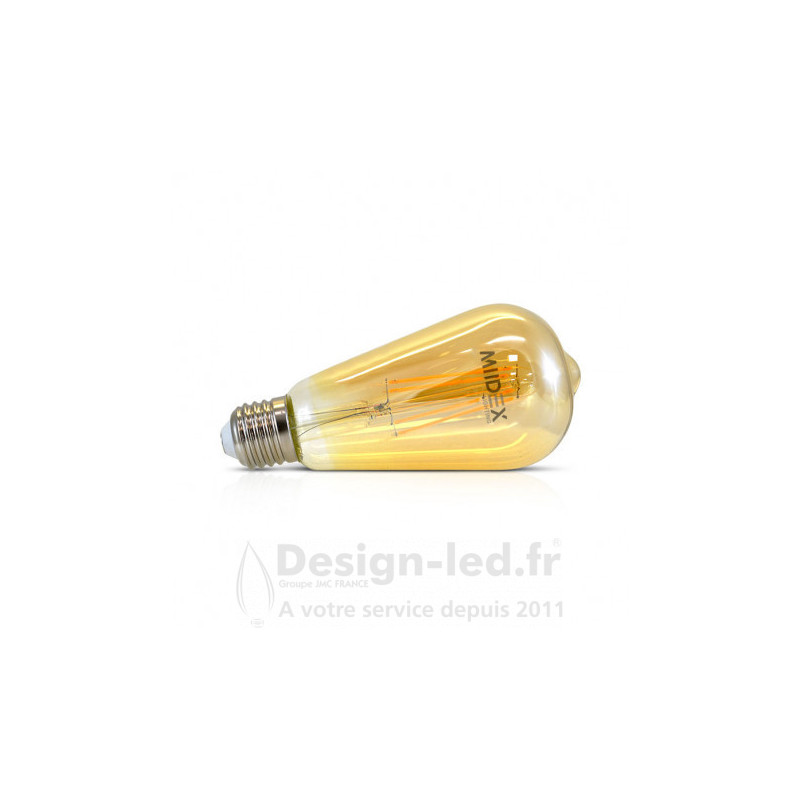 https://design-led.fr/ Ampoule E27 ST64 led filament 5w 2700k 4,70 € 2,35 € -50% 71591