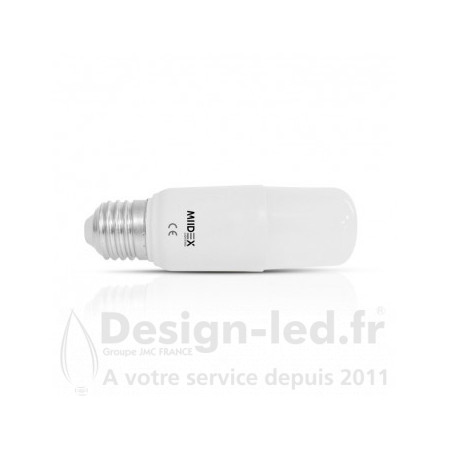 Ampoule E27 tube led 9w 3000k, miidex 7384 Miidex Lighting 4,20 € -50% Ampoule LED E27