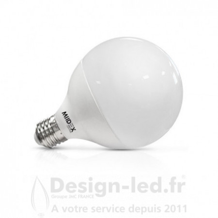 Ampoule E27 led globe 15w 3000k, miidex 7433 Miidex Lighting 12,10 € Ampoule LED E27