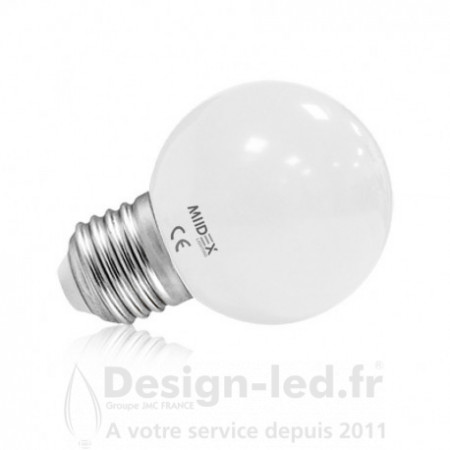 Ampoule E27 led G45 1w 3000k, miidex 76171 Miidex Lighting 2,80 € Ampoule LED E27