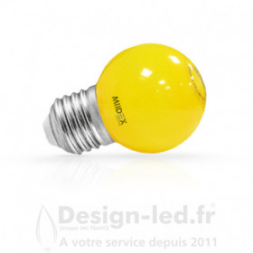 https://design-led.fr/ Ampoule E27 led G45 1w jaune pack x2 4,60 € 2,30 € -50% 76202