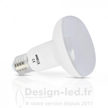 Ampoule LED E27 Spot R80 10W 3000K, miidex 7666 Miidex Lighting 6,90 € Ampoule LED E27