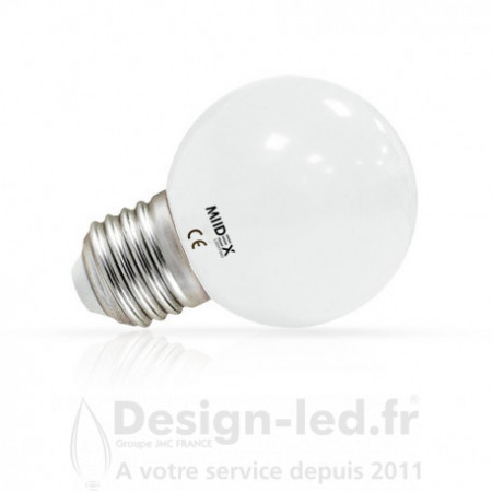 Ampoule E27 led G45 1w 6000k, miidex24, 7616 Miidex Lighting 2,60 € Ampoule LED E27