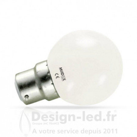 Ampoule B22 led 1w 6000k, miidex24, 7640 Miidex Lighting 2,40 € Ampoule LED B22