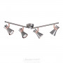 Luminaire mural et plafonnier MILENO argent / cuivre 4xGU10, kanlux 29119 Kanlux 67,10 € Luminaire plafonnier