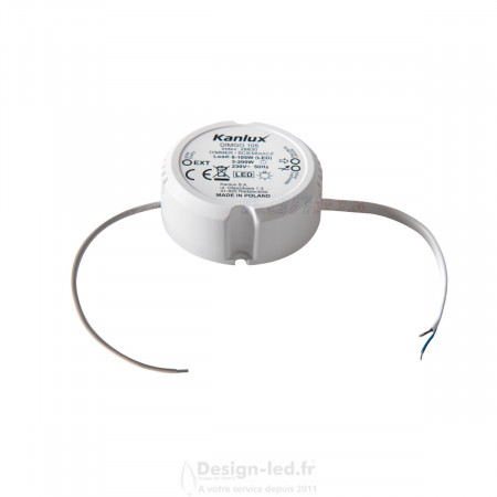 Variateur LED DimGO 105 100W, kanlux 28830 - FDS 42,60 € -50%
