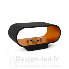 https://design-led.fr/ Applique Murale HOYA OVALE G9 X1 Noir/Doré Ovale 43,40 € 43,40 €
