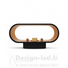 https://design-led.fr/ Applique Murale HOYA OVALE G9 X1 Noir/Doré Ovale 43,40 € 43,40 €