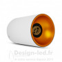 Support de Spot Saillie GU10 Cylindre Blanc / Doré, miidex24, 6810 Miidex Lighting 33,70 € Support plafond GU10 - GU5.3 - G4