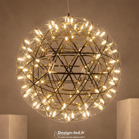 Lampe Suspendue LED Gloria doré 35.6W 3000K Ø50 cm