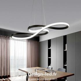 https://design-led.fr/ Lampe Suspendue Ruhu 45w CCT noir dimmable par télécommande 179,00 € 179,00 € LM8114