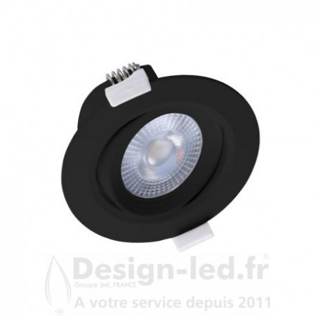 Spot led orientable Ø90 noir 10w 3000k, miidex24, 7636201 Miidex Lighting 12,60 € Spot LED intégré