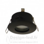 Support de spot BBC Rond Etanche noir Ø84mm IP65, miidex24, 77230 Miidex Lighting 10,90 € Support plafond GU10 - GU5.3 - G4