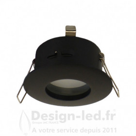 Support de spot BBC Rond Etanche noir Ø84mm IP65