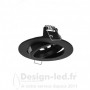 Support plafond Rond 1/4 de tour Orientable Noir Ø95 mm, miidex 77110 6,20 €