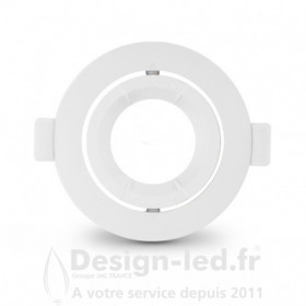 https://design-led.fr/ Support plafond Rond Orientable Blanc Ø90 mm 3,70 € 3,70 € 77041
