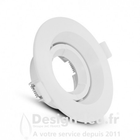 Support de spot basse luminance Rond Orientable blanc Ø110, miidex 77043 4,30 €