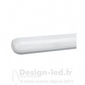 Boitier Etanche LED Intégrées Traversant 20W 4000K IP65 600mm, miidex 75855