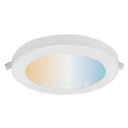 Spot LED 12w Ø170 CCT encastrable ou en saillie, miidex24, 77554 Miidex Lighting 19,50 € Downlight LED